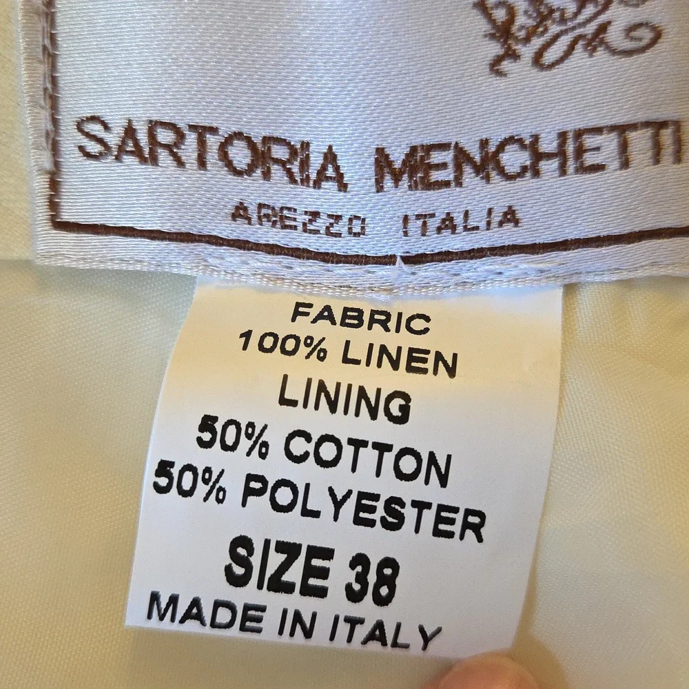 Sartoria Menchetti Linen Slacks